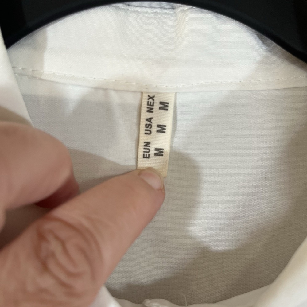 HTF Garance Dore X Zara 100% Cotton Blouse Kiss Lips Parisian Chic Sz Med Rare - Picture 5 of 14